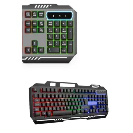 RGB Işıklı Gaming Oyuncu Klavye Q Klavye Mouse Hediyeli