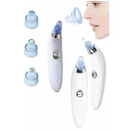 Siyah Nokta Temizleme Cihazı 4 Başlıklı Vakumlu Pilli Ölü Deri Arındırma