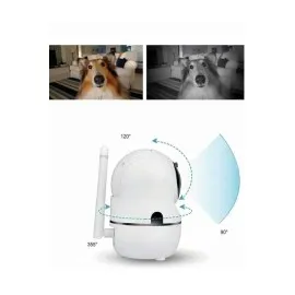 Kablosuz Wifi Destekli Akıllı Güvenlik Kamerası Hareket Sensörlü