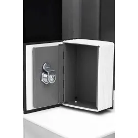 Gizli Kasa Kitap Görünümlü Anahtarlı Çelik Mini Kasa