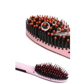 Fön Tarağı Saç Düzleştirici Sıkı Dişli Isı Ayarlı Elektriklenme Karşıtı