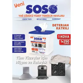 1 adet X 250 Yaprak - Soso Özel Formüllü Kova Yağ ..