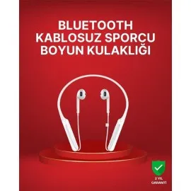 Boyun Askılı Kablosuz Kulaklık – Uzun Süreli Batarya Performansı