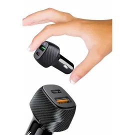 Type-C Girişli Araba Çakmaklık Şarj Cihazı 38W Oto Çakmaklık