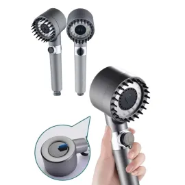 Duş Başlığı Profesyonel Masaj Başlıklı 3 Modlu Yeni Nesil Masaj Uçlu Su Tasarruflu