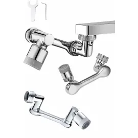 Mutfak Musluk Başlığı 1080 Derece Dönebilir Oynar Başlıklı Musluk Aparatı