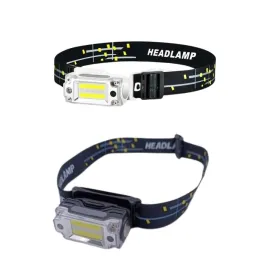 Sensörlü Kamp Lambası Ayarlanabilir Kafa Lambası Kafa Bantlı