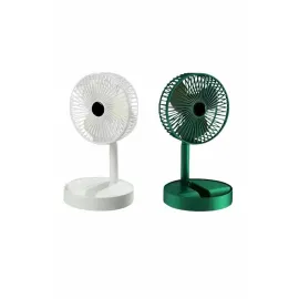 Katlanabilir Teleskopik Şarjlı Fan Masaüstü Soğutucu Vantilatör