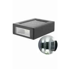 Dekoratif Duvar Lambası Solar Güneş Enerjili Bahçe Aydınlatması