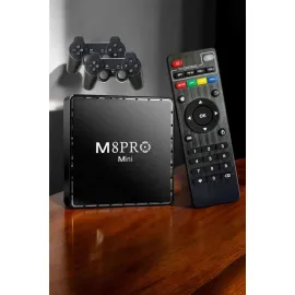 TV Box Çift Oyun Kollu 10000 Oyunlu Atari