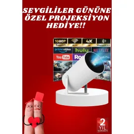 Sevgiliye Özel Hediye Ayaklı Sinema Projektörü Projeksiyon