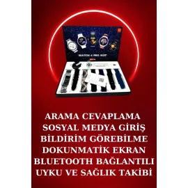 Yeni Model Akıllı Saat Ve Ucuz Kaliteli Bluetooth Kulaklık Amoled Ekran Aynalı