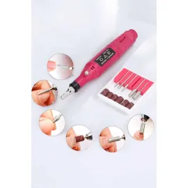 Nasır Temizleyici Manikür Pedikür Seti Elektrikli USB Girişli