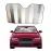 Araç Ön Cam Katlanabilir Güneşlik UV ve Isı Koruma Renault Megane Fiat Egea Hyundai i20 Opel Astra