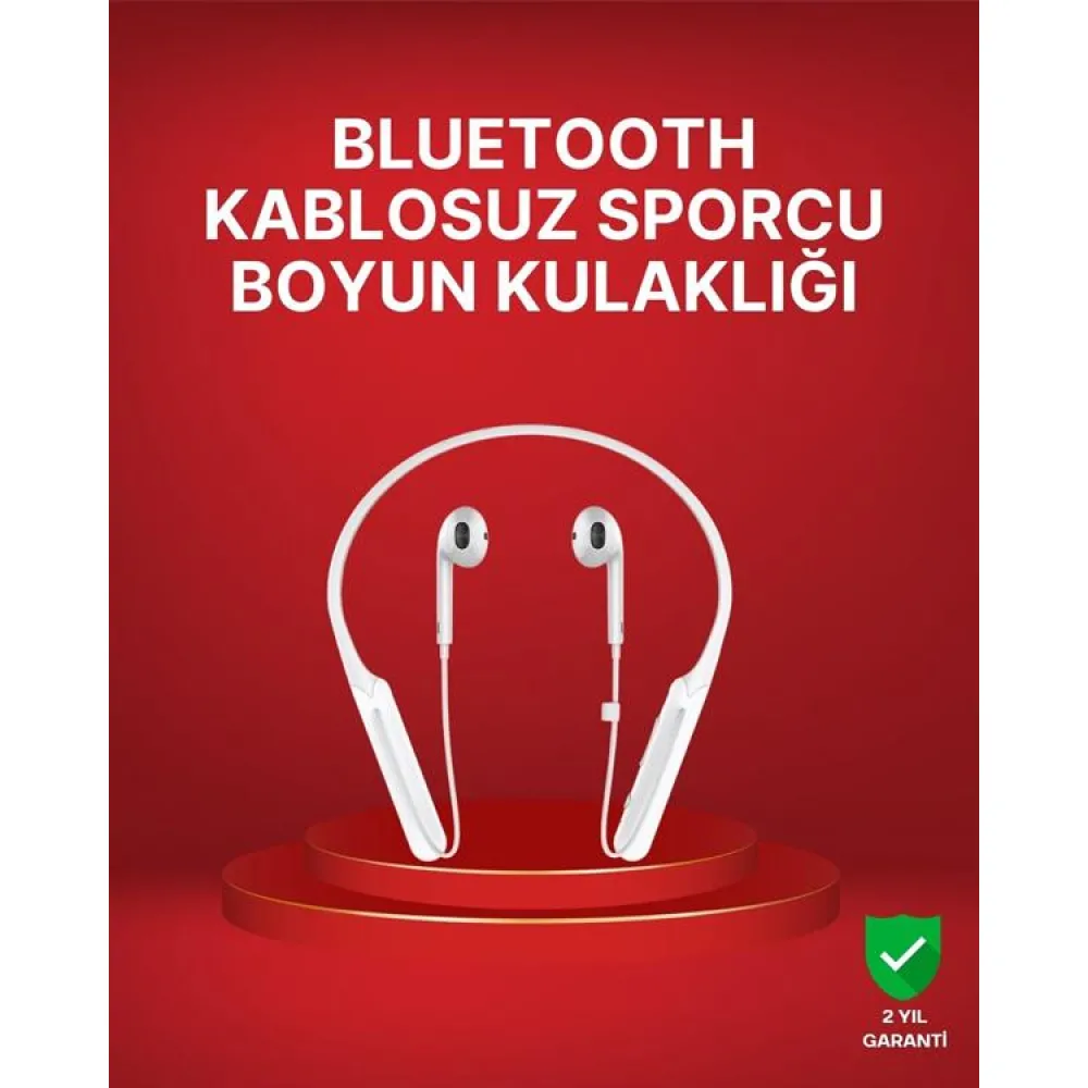 Boyun Askılı Kablosuz Kulaklık – Uzun Süreli Batarya Performansı