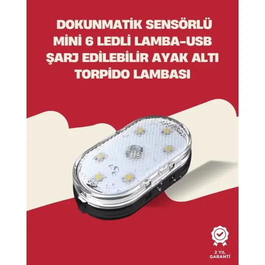 Uzun Ömürlü Lityum Bataryalı, Kompakt Araba İç Mekan LED Işıklar