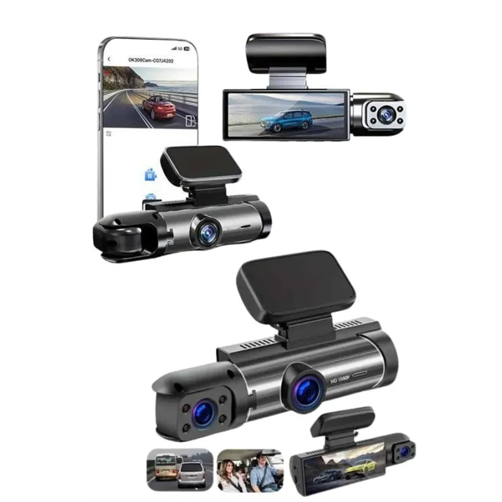 Sürüş Kamerası Video Kaydedici Hareket Algılama Gece Görüşlü