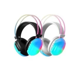 Kulak Üstü Kablosuz Bluetooth Kulaklık Unısex Renkli Işıklı Kulaklık