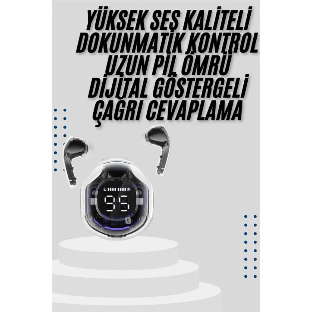 2025 Model Kablosuz Bluetooth Kulaklık ANC ENC Destekli HİFİ Stereo