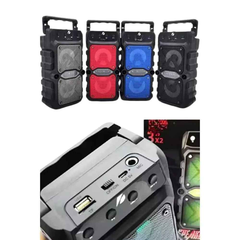 Bluetooth Hoparlör Çift Mikrofonlu Güçlü Ses Kaliteli Kesintisiz Kablosuz