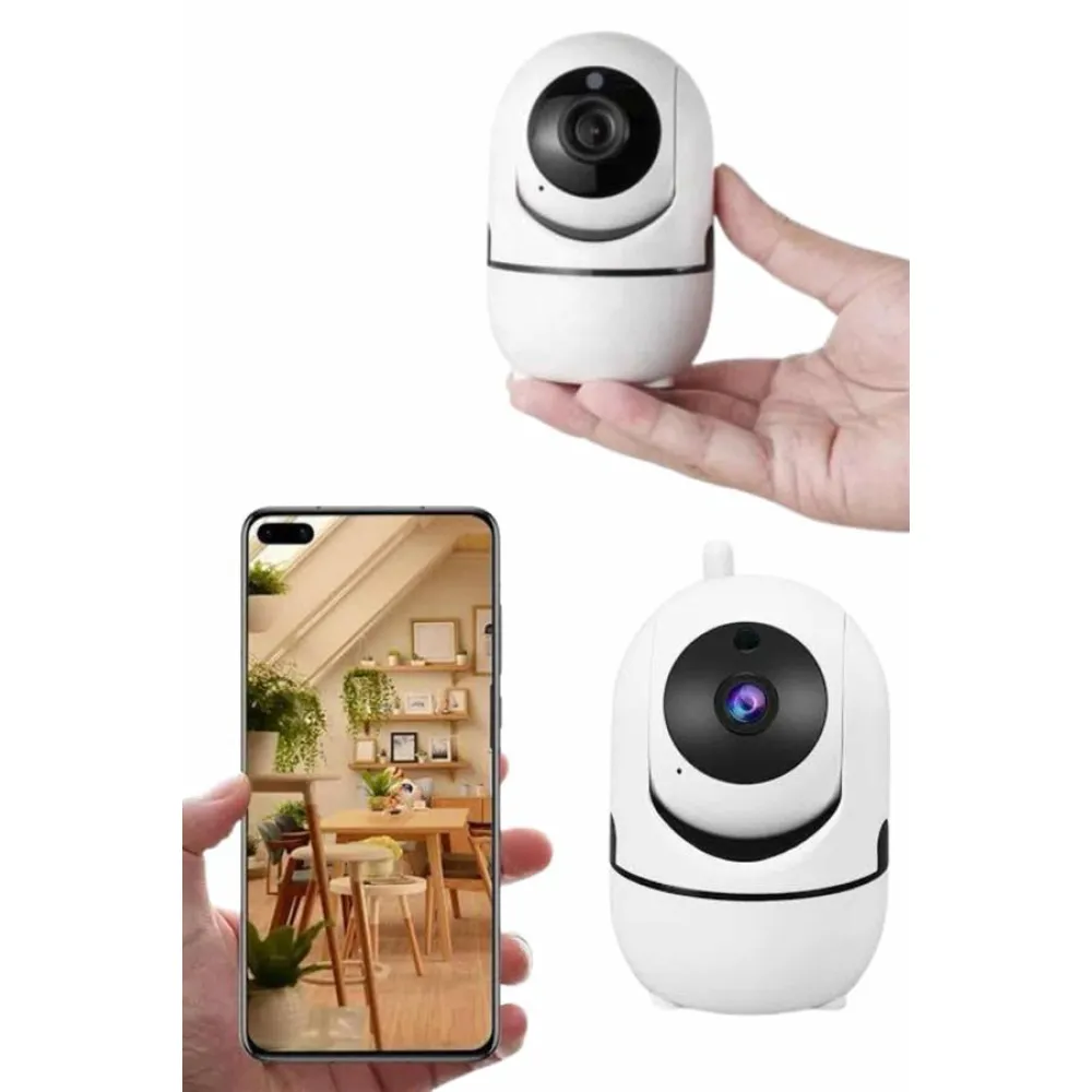 Mini IP Kamera Hareketli Güvenlik Kamerası Kablosuz Wifi Kamera Mikrofonlu