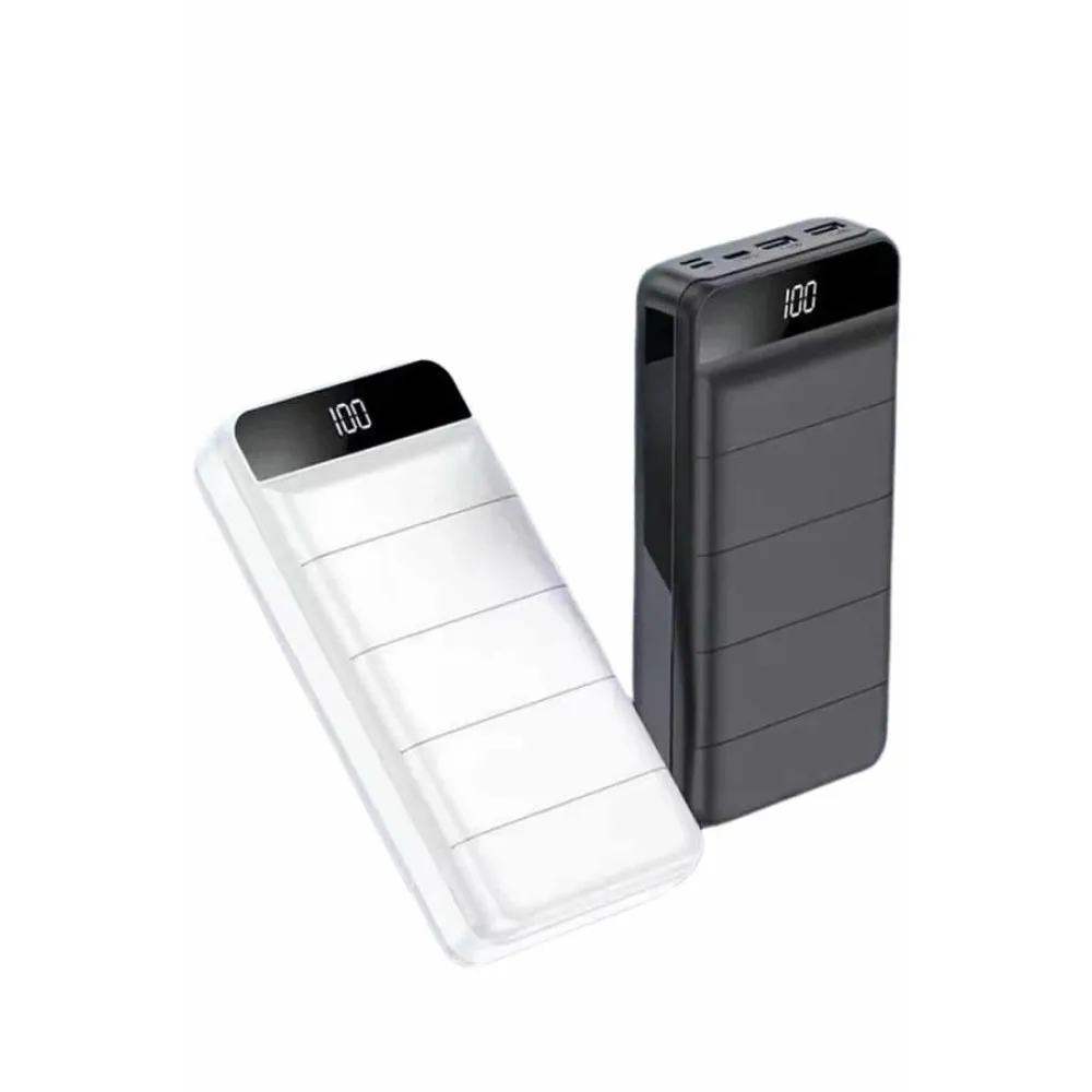 Powerbank 50.000 Mah Dijital Göstergeli Taşınabilir 4 Portlu Hızlı Powerbank