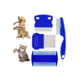 4'lü Bit Evcil Hayvan Tarak Seti Kedi Köpek Bit Tarak Seti Pire Tarağı