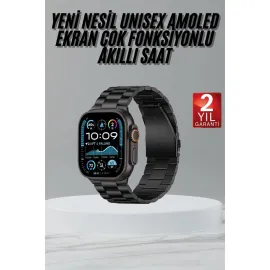 Ultra 3 Kordonlu Amoled Ekran Akıllı Saat Çok Fonksiyonlu Uyku ve Sağlık Takibi