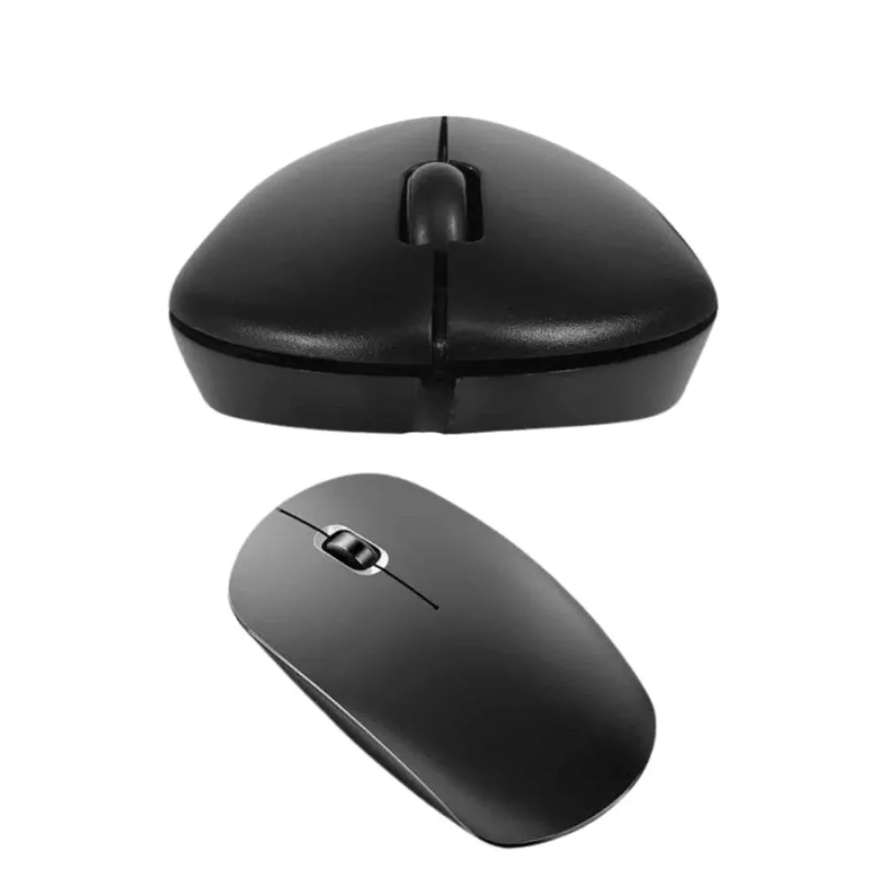 Siyah Kablosuz Mouse Wireless Mouse Minimal Tasarım