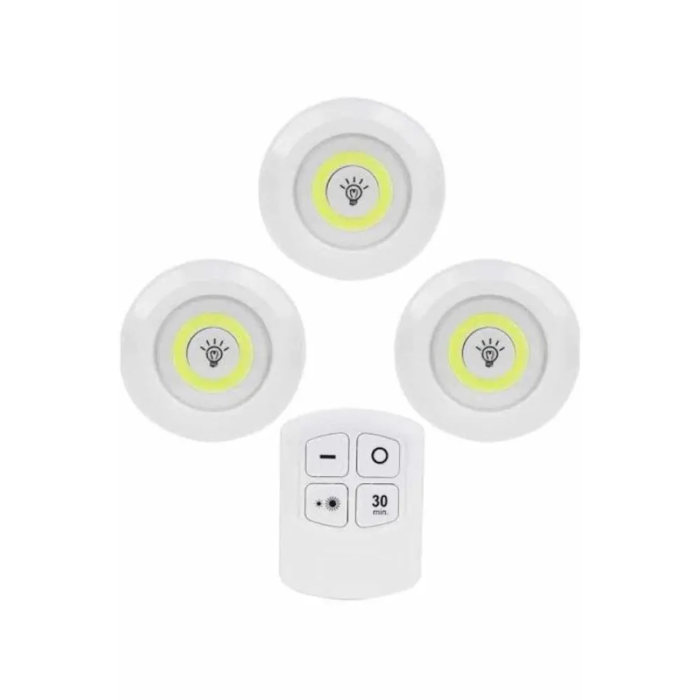 Kablosuz Pilli Işıldak  Masa Lambası Mutfak Tezgah Altı Banyo Dolabı Dolap İçi