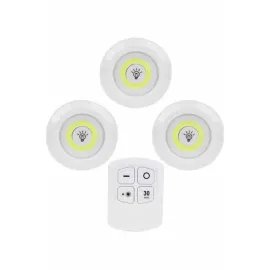 Kablosuz Pilli Işıldak  Masa Lambası Mutfak Tezgah Altı Banyo Dolabı Dolap İçi