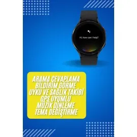 Akıllı Saat Çok Fonksiyonlu Çağrı Cevaplayabilen Bildirim Görme Uzun Pil Ömrü