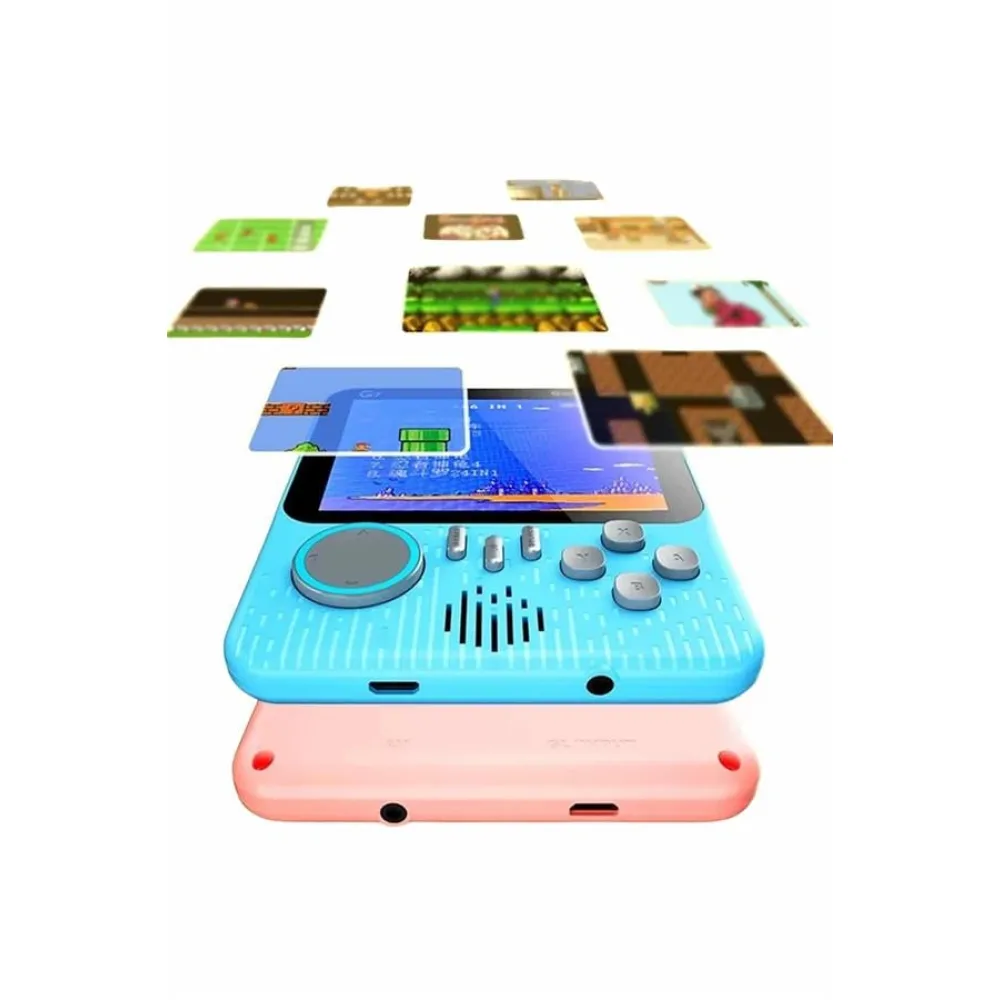 3.5 İnç Mini Atari Taşınabilir Oyun Konsolu 666 Adet Retro Oyun