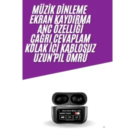 2025 Model Bluetooth Kulaklık Dokunmatik Ekran Yüksek Ses Kalitesi