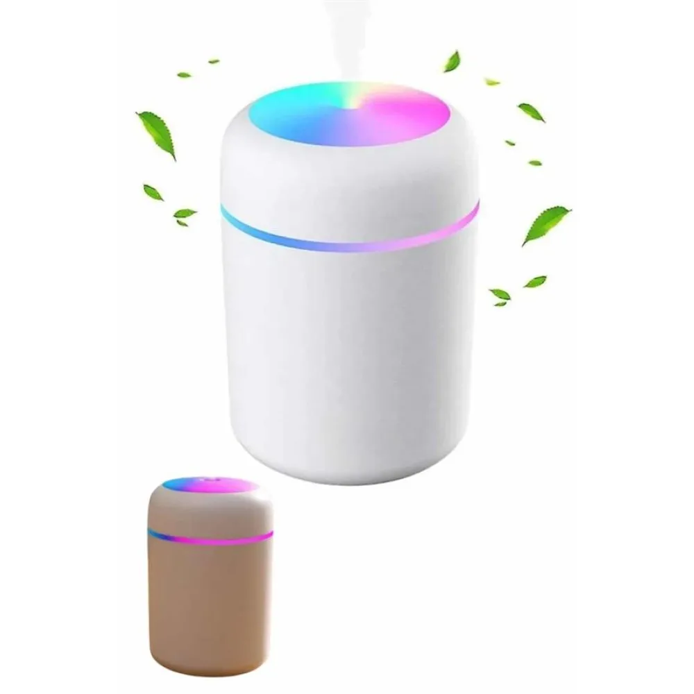 Humidifier Led Işıklı Mini Ortam Oda Kokusu Aromaterapi Buhardanlık