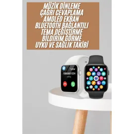 1.83 İnç Akıllı Saat Android ve İOS Uyumlu Çağrı C..