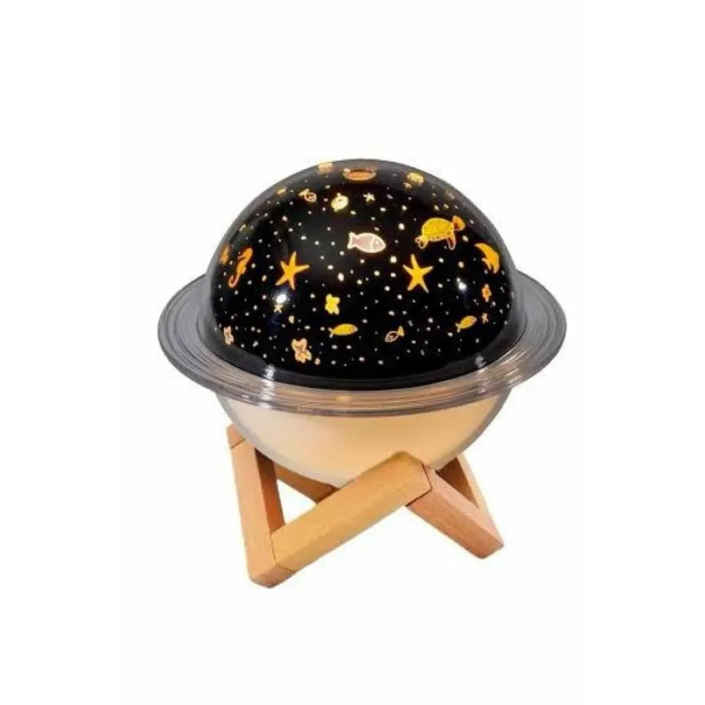 Hava Nemlendirici Renk Değiştiren Oda Kokusu Yıldızlı Projektör