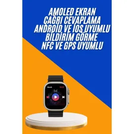Akıllı Saat Çok Fonksiyonlu Unısex Sosyal Medya Girişli Bluetooth Bağlantılı