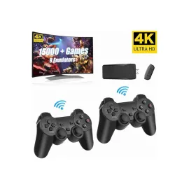 Retro Game Stick Çift Kol Kablosuz Atari Oyun Konsolu 2.4g Uyumlu