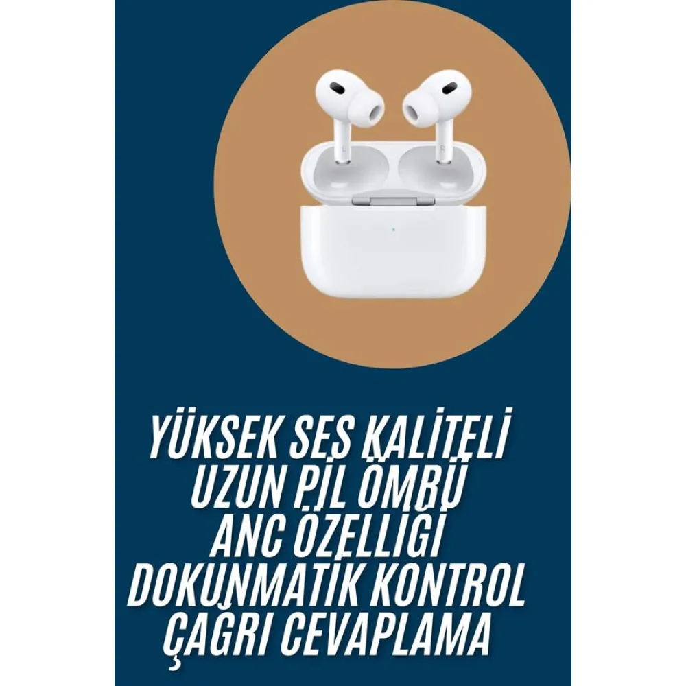 Yeni Nesil Pro Bluetooth Kulaklık Android ve İOS Uyumlu Dokunmatik Kontrol