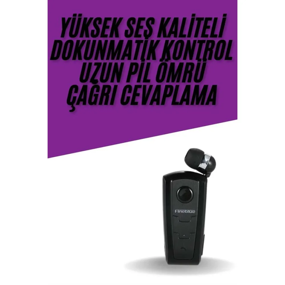 Yaka Kulaklığı Andorid Tüm Cep Telefonlarına Uyumlu Mikrofonlu Titreşimli Makaralı