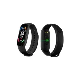 M6 Akıllı Bileklik Siyah Adımsayar Spor Takibi Android Ve İos Uyumlu