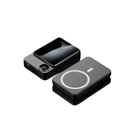 Magsafe Powerbank 10.000 mAh 22.5 Watt Hızlı Şarj Göstergeli Kablosuz Taşınabilir Şarj