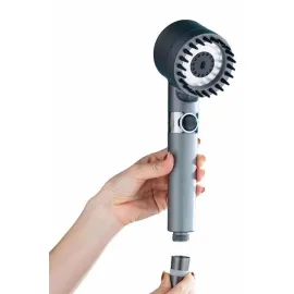 Duş Başlığı Yüksek Basınçlı Masaj Taraklı 3 Kademeli