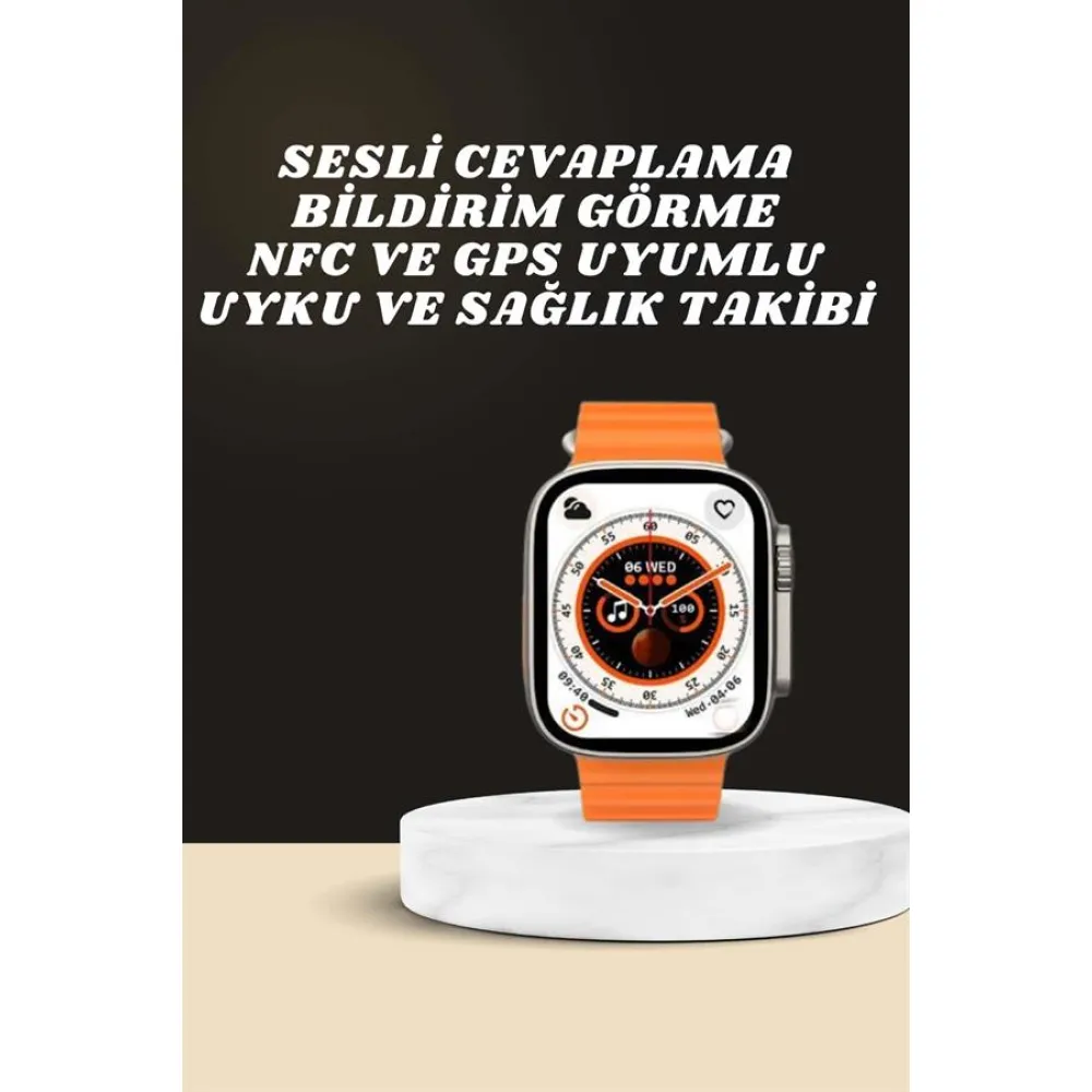 Yeni Nesil Ultra Akıllı Saat Adımsayar Uyku Takibi Nabız Sensörü