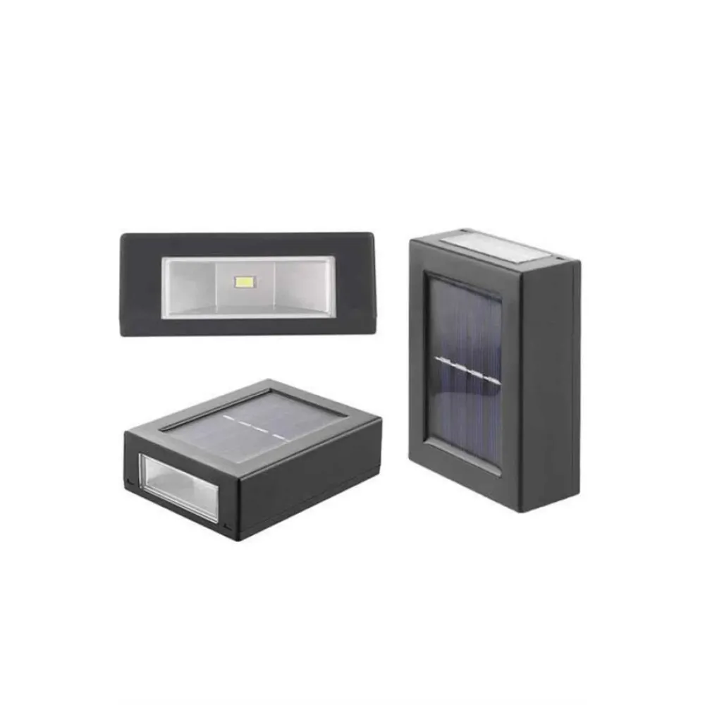 Dekoratif Duvar Lambası Solar Güneş Enerjili Bahçe Aydınlatması