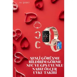 Sevgiliye Özel Yeni Nesil Akıllı Saat Çiftlere Özel Kampanya Çift Saatleri
