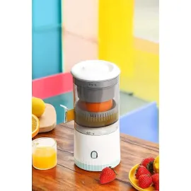 Meyve Sıkacağı USB Şarjlı Taşınabilir Çift Bıçaklı Güvenlik Kilidi