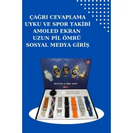 2025 Model Akıllı Saat ve 2.Nesil TWS Bluetooth Kulaklık Yüksek Ses Kaliteli