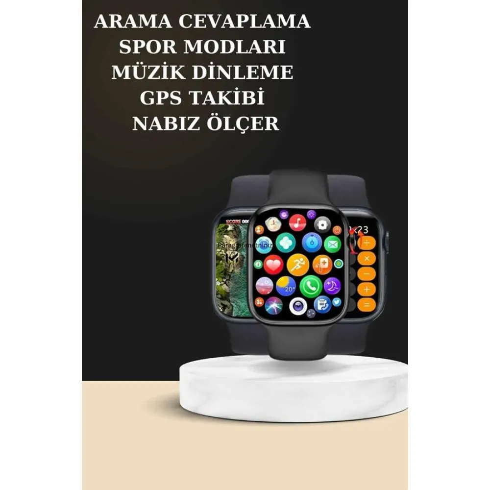 2025 Model Kablosuz Kulaklık Ve Yeni Nesil Akıllı Saat Metal Kayış Plastik Kayış